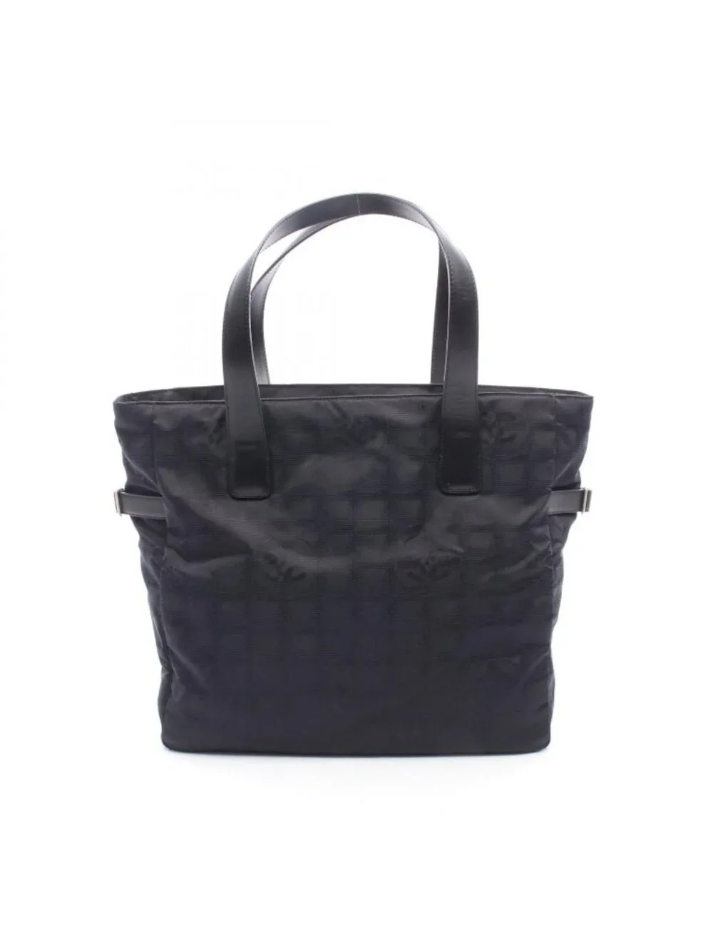 Chanel Tote New Travel Line GM Black Leather GM